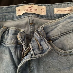 Hollister Womens Distressed Skinny Jenas | 5R